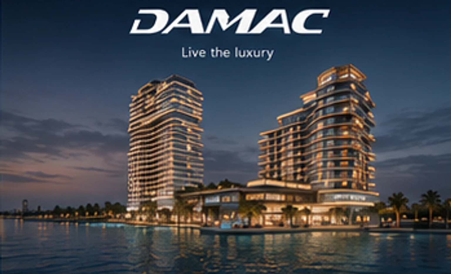 Sebastian Henry editorial artwork illustrating DAMAC residential architecture